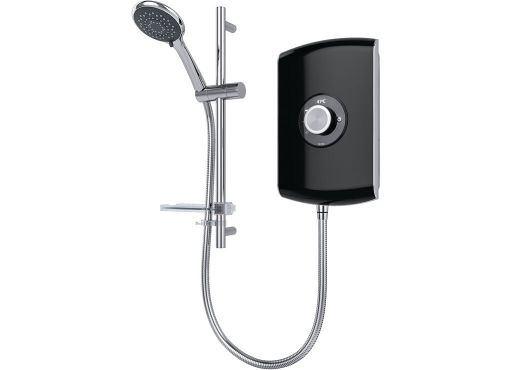 Electric Shower Triton Amore 9.5kW Electric Shower - Black Gloss DICM0312