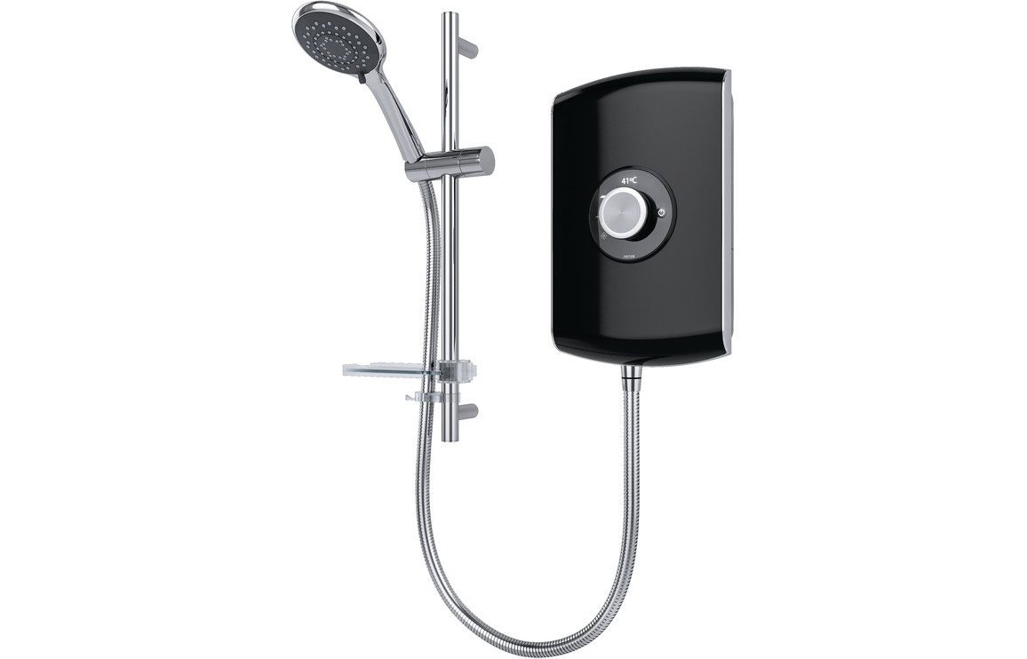 Electric Shower Triton Amore 9.5kW Electric Shower - Black Gloss DICM0312