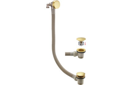 Waste Bath Filler Waste & Overflow - Brushed Brass TTSO105816