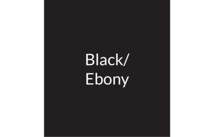 Prima LES001 60cm Straight Glass Splashback - Ebony Black LES001