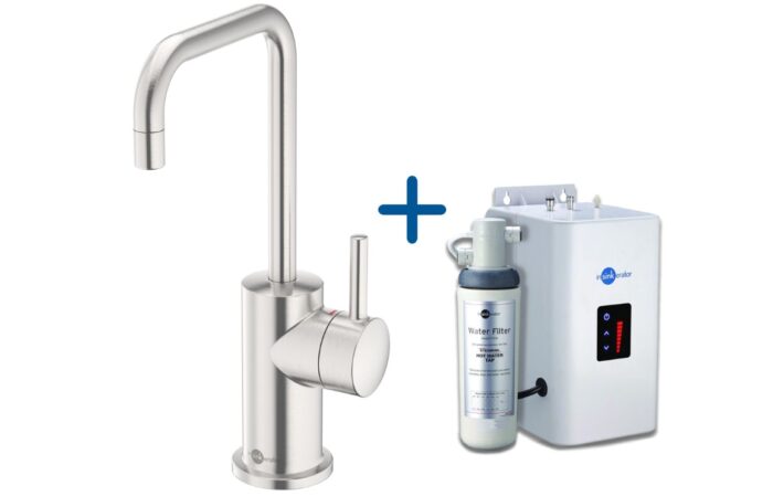 Mixer Tap InSinkErator FH3020 Hot Water Tap & Neo Tank - Brushed Steel AIS418