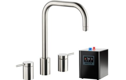 4-in-1 Hot Tap Abode Project 4 IN 1 3 Part Tap & Proboil.4E Tank - Brushed Nickel PT10102
