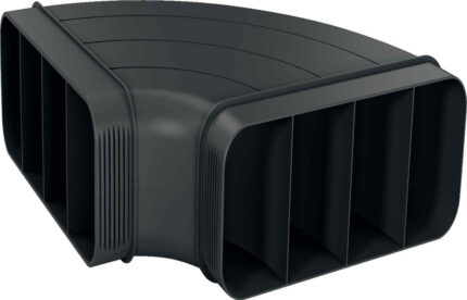 Ducting Kit Bosch HEZ9VDSB1 Flat Horizontal 90° Bend - Black LBS40005
