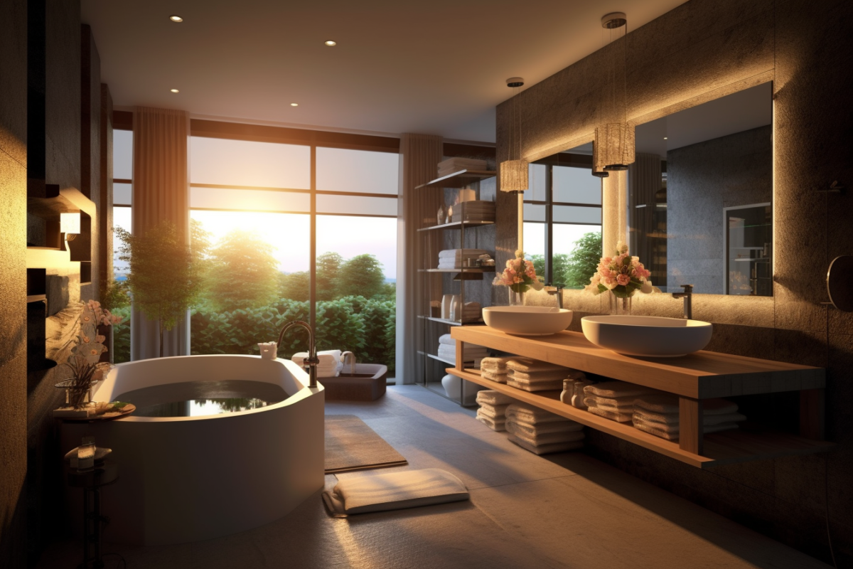 Lighting And Ventilation In Bathrooms - Incorporating Windows And Efficient Lighting Systems