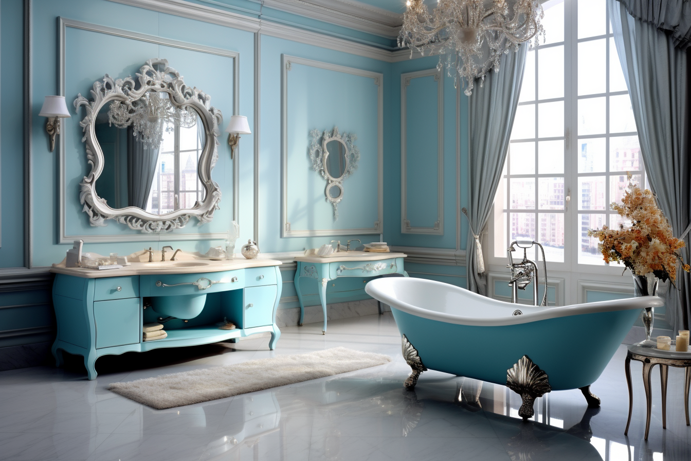 Bathroom Furniture - Style and Functionality in Perfect Harmony 2 bathroom furniture in blue bathroom