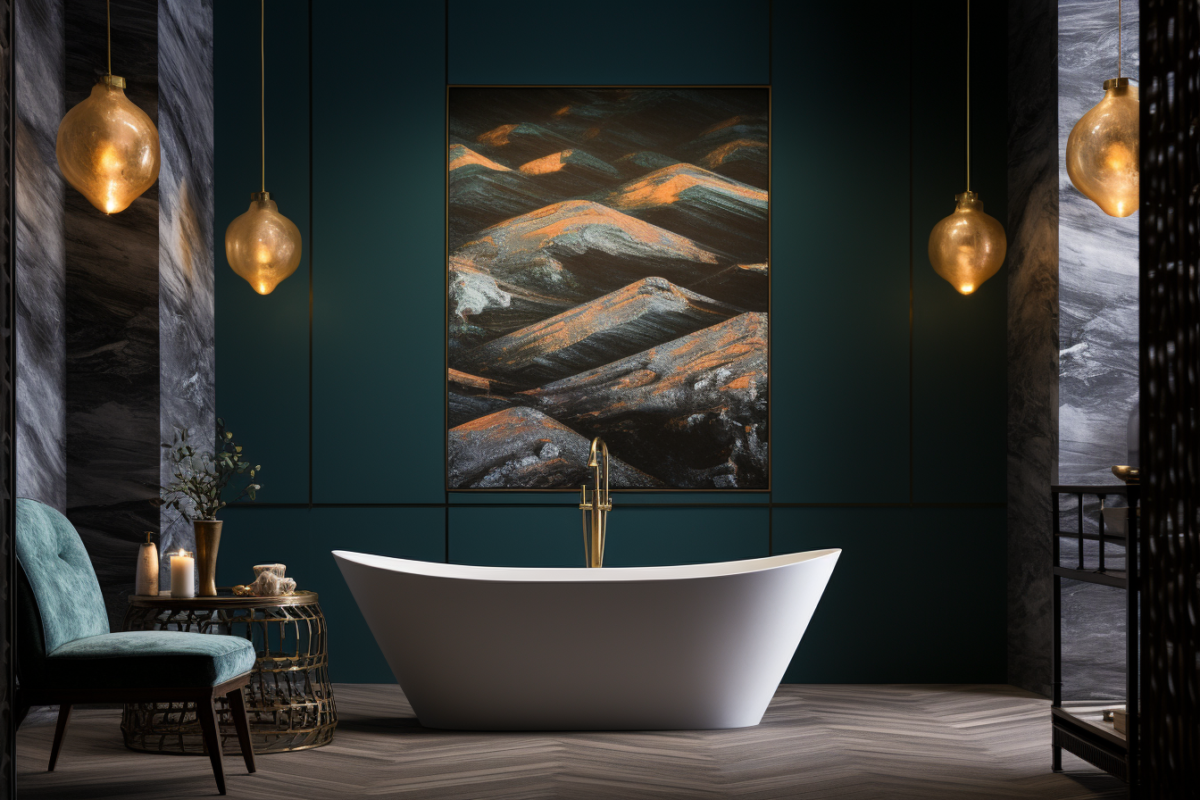 The art of layering textures in bathroom interiors