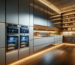 Oven Innovations built-in smart ovens that are sleek and do not protrude from the cabinetry.