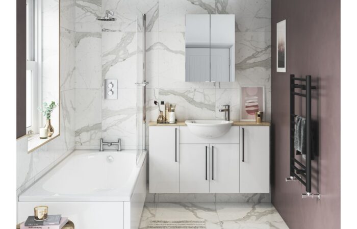 Cadgwith Cove 500mm Slim WC Unit - White Gloss TTSO2620 - Image 3