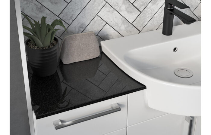 Cadgwith Cove 500mm Slim WC Unit - White Gloss TTSO2620 - Image 4