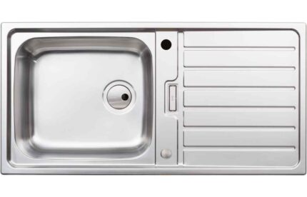 Inset Abode Neron 1B & Drainer Inset Sink - St/Steel AW5112