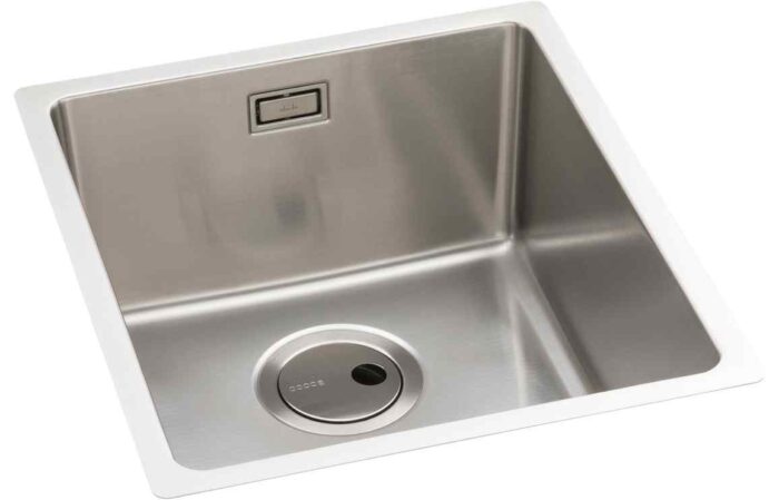 Abode Matrix R15 1B 340mm Undermount/Inset Sink - St/Steel AW5121 - Image 2