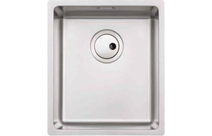 Undermount Abode Matrix R15 1B 340mm Undermount/Inset Sink - St/Steel AW5121