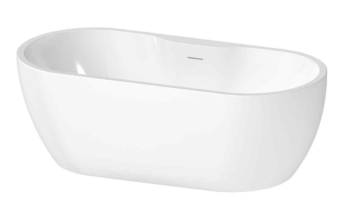 DIBF0094_CO Freestanding Bath //2Go Freestanding 1650x745x580mm 0TH Bath - Gloss White TTSO111368