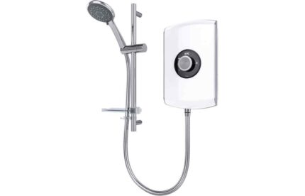 Electric Shower Triton Amore 9.5kW Electric Shower - White Gloss DICM0308