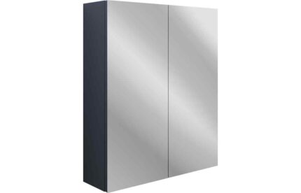 Mirrored Unit Church Cove 600mm 2 Door Mirrored Wall Unit - Indigo Ash TTSO96078