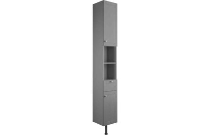 2 Door Tall Unit Church Cove 300mm 2 Door Tall Unit - Grey Ash TTSO96082