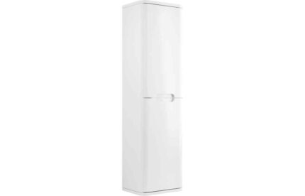 2 Door Tall Unit Polurrian Cove 350mm 2 Door Wall Hung Tall Unit - White Gloss TTSO96057