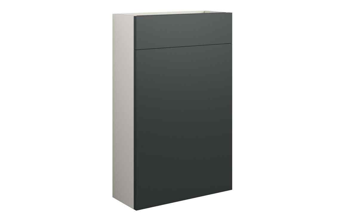 DIFTP3350_CO Slim WC Unit Abbey Sands 500mm Slim WC Unit - Matt Graphite Grey (Grey Cab) TTSO110055