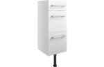 3 Drawer Unit Cadgwith Cove 300mm 3 Drawer Unit - White Gloss TTSO2611