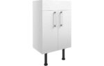 Basin Unit (No Top) Cadgwith Cove 500mm Basin Unit - White Gloss TTSO2615