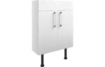 Slim Basin Unit (No Top) Cadgwith Cove 600mm Slim Basin Unit - White Gloss TTSO2616