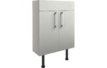 Slim Basin Unit (No Top) Cadgwith Cove 600mm Slim Basin Unit - Light Grey Gloss TTSO2632