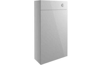 Slim WC Unit Cadgwith Cove 500mm Slim WC Unit - Light Grey Gloss TTSO2636